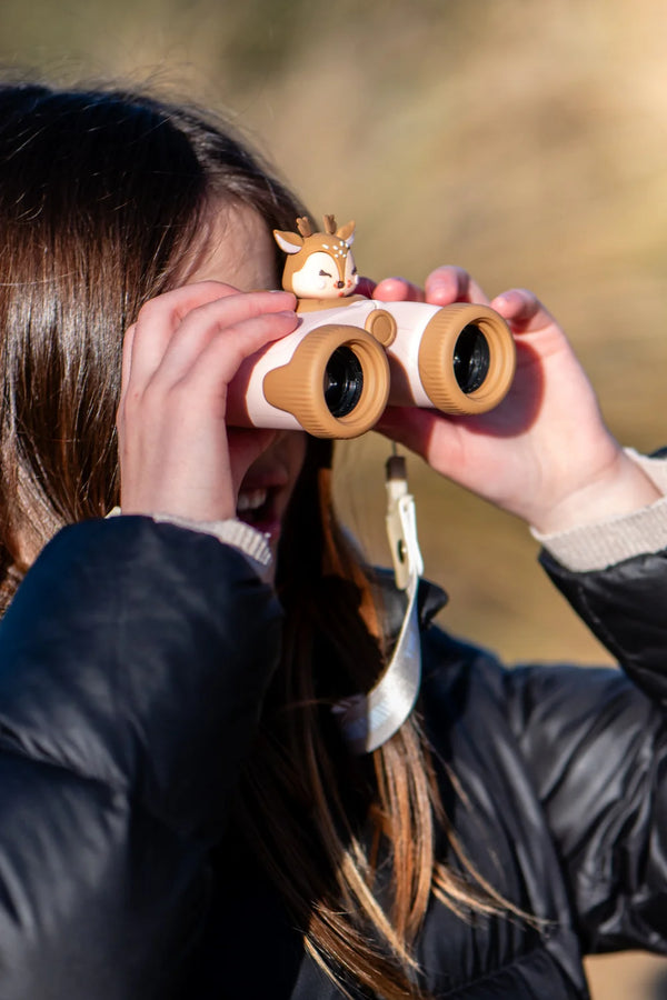 Binoculars Zoo Eyes Deer
