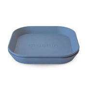Set of 2 children's plates Square Twilight Blue