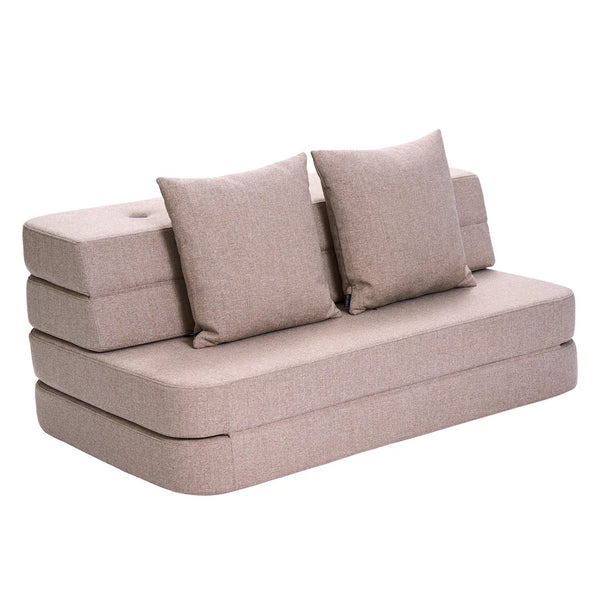 KK Foldable Play Sofa - Rose w. Rose