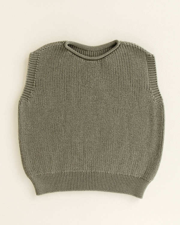 Merino Vest Harvey Artichoke