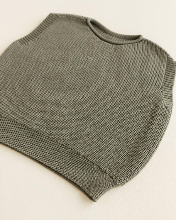 Merino Vest Harvey Artichoke