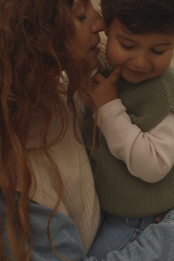 Merino Vest Harvey Artichoke