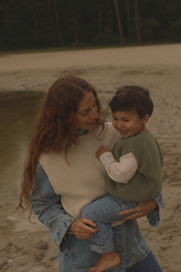 Merino Vest Harvey Artichoke