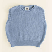 Merino Vest Harvey Light Blue