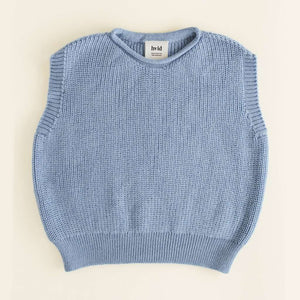 Hvid Merino-Weste Harvey in Hellblau aus extrafeiner Merinowolle