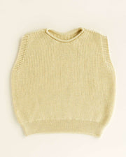 Merino vest Harvey Light Yellow