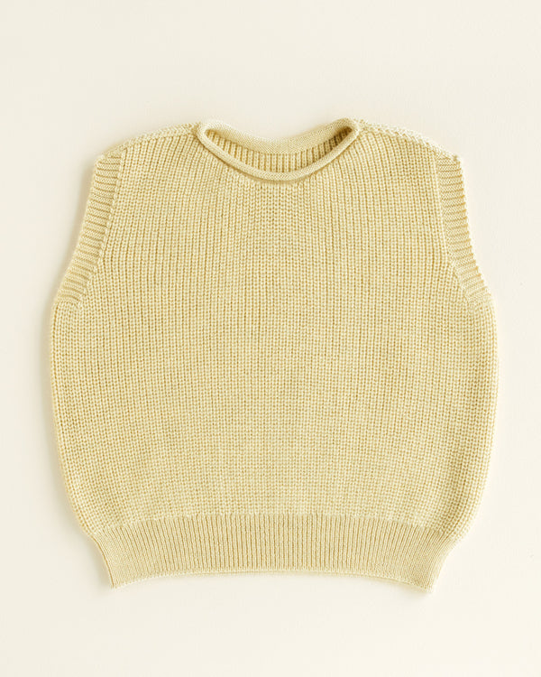 Merino vest Harvey Light Yellow