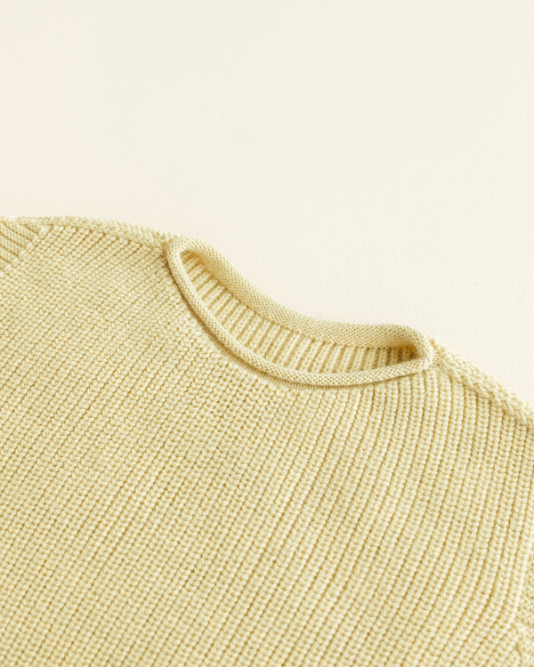 Merino vest Harvey Light Yellow