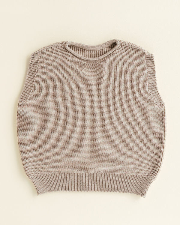 Merino Vest Harvey Sand
