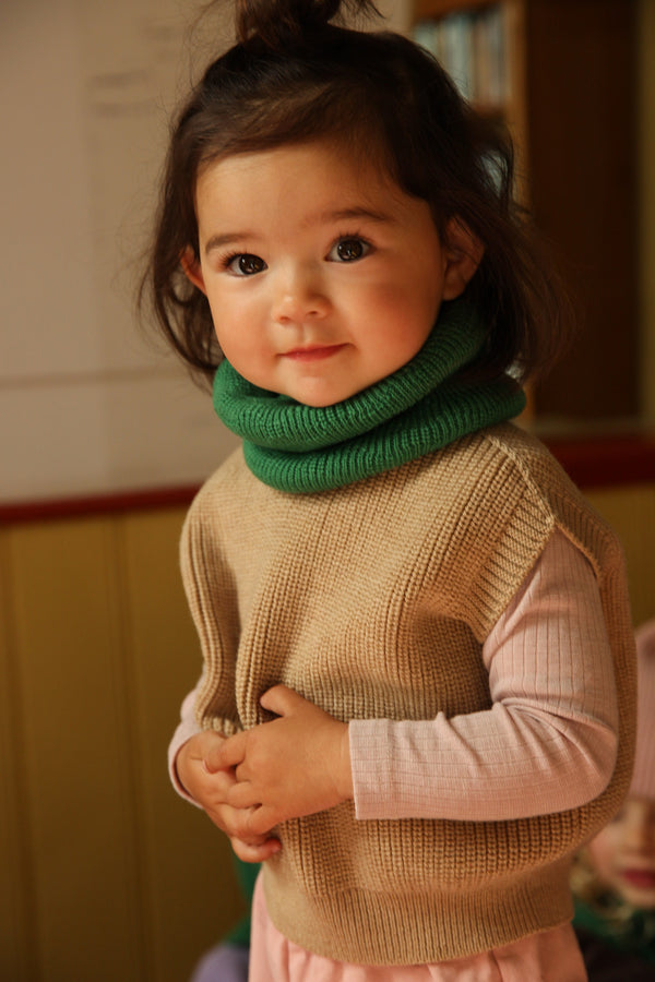 Merino Vest Harvey Sand