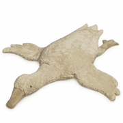 Large linen cuddly goose