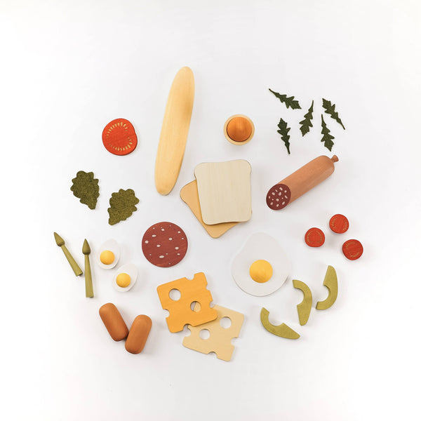 Wooden Breakfast Toy Set