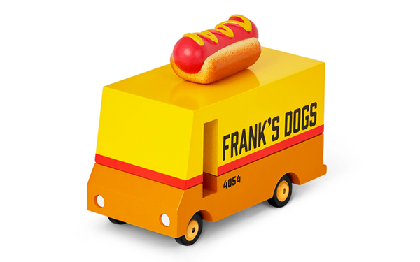 hot dog delivery truck