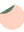 Activity & Floor Protection Mat made of Silicone Leather Roam Round Peach/Green