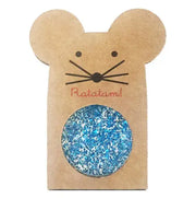 Springball Mouse Glitter Blue (43 mm)
