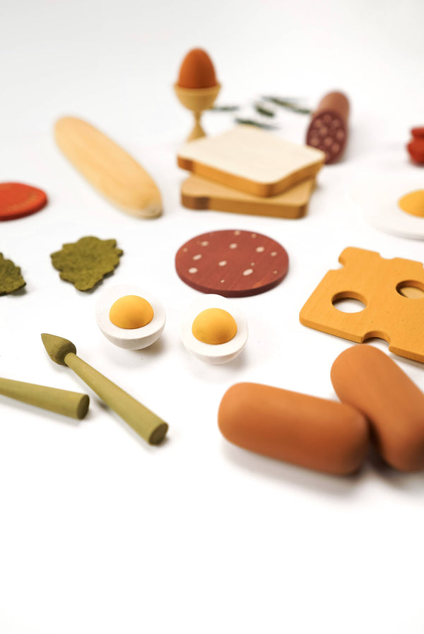 Wooden Breakfast Toy Set