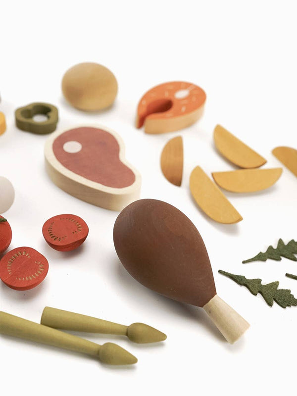 Wooden Dinner Toy Set