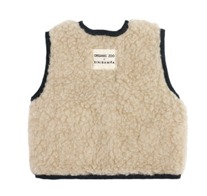 Snugglevest Peanut von BINIBAMBA mit Holzknebeln, Detailansicht
