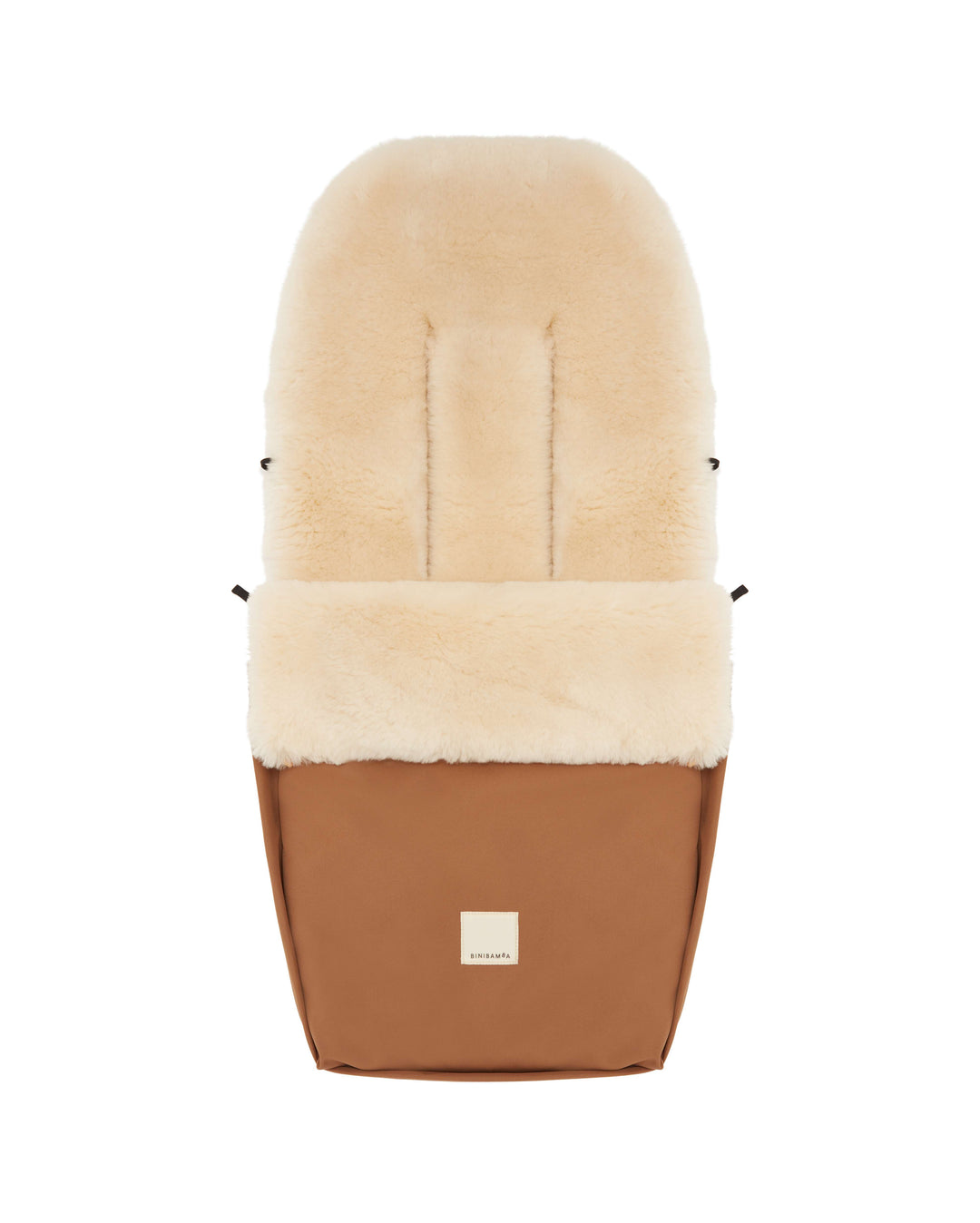 BINIBAMBA Puffmuff Schaffell-Fusssack in Bruno
