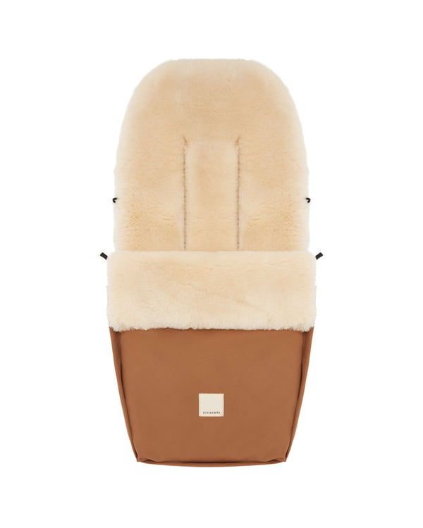 BINIBAMBA Puffmuff Schaffell-Fusssack in Bruno