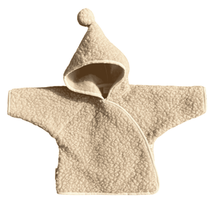 BINIBAMBA Snugglejacket Merino-Jacke in Peanut
