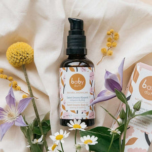 Babyduft Bio Körperöl Sweet Dreams pflegend und entspannend – Detail