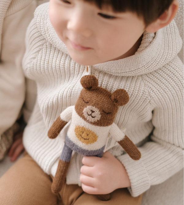 Knitted Toy Teddy Smile