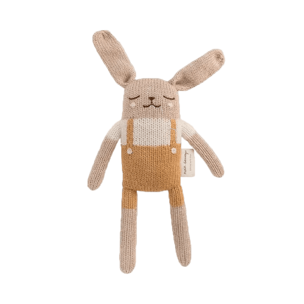 Jouet tricot Lapin Ocre