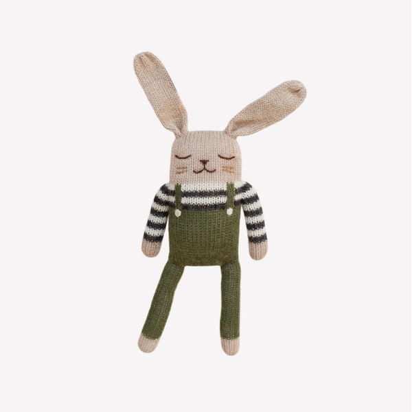 Main Sauvage x Organic Zoo Knitted Toy Bunny Green Overall
