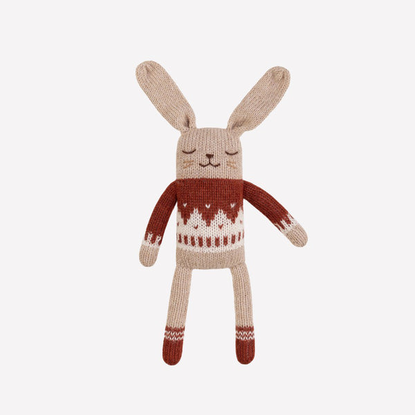 Knitted Toy Bunny Sienna Jacquard Sweater