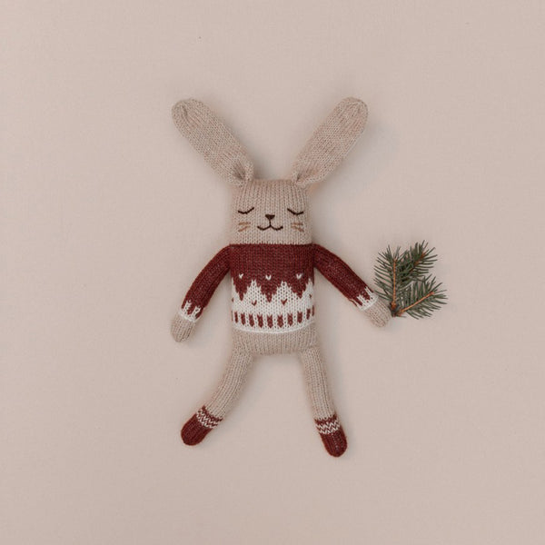 Knitted Toy Bunny Sienna Jacquard Sweater