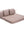 KK Foldable Play Sofa - Rose w. Rose