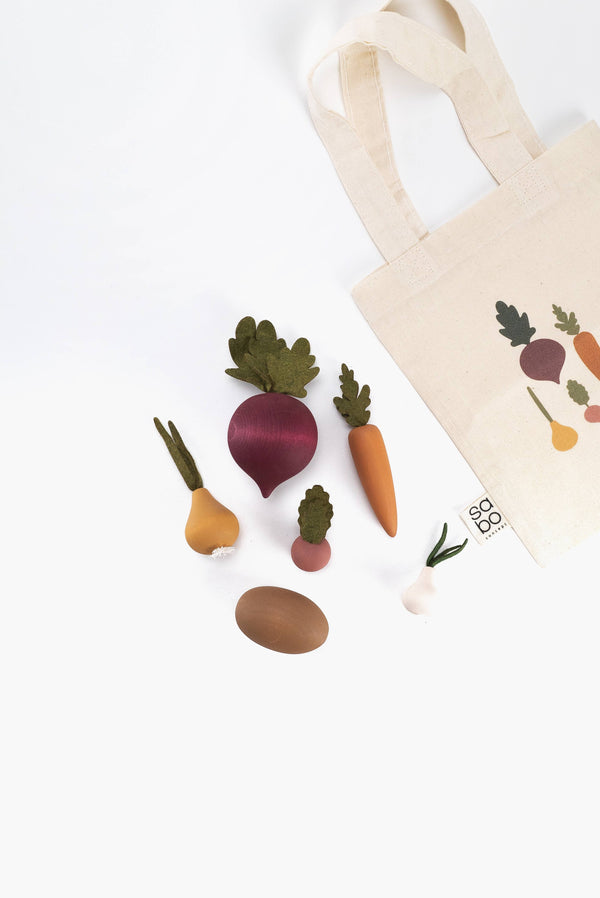 Wooden Vegetable Toy Set