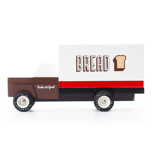 Candylab Toys Brotwagen aus Holz von der Seite