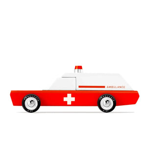 Candylab Toys Krankenwagen Americana aus Holz