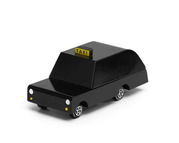 Holz-Taxi von Candylab Toys, 8,9 cm lang