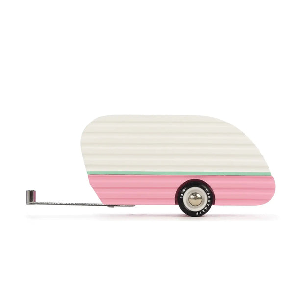 Candylab Toys Mojave Camper in Rosa aus Holz