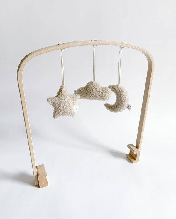 Play Arch Set for Cradle Frame Natural &amp; Cream