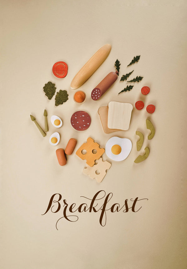 Wooden Breakfast Toy Set