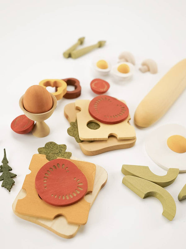 Wooden Breakfast Toy Set