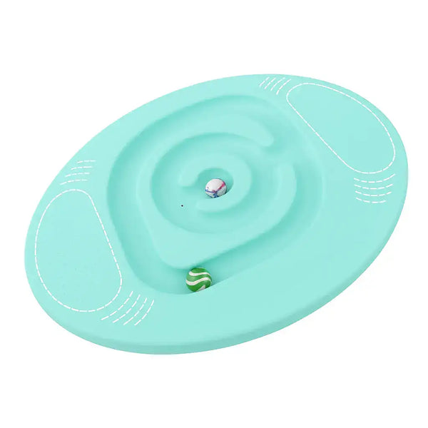 Ana Wiz Balance-Maze-Brett in Mint mit gewundenem Murmel-Labyrinth