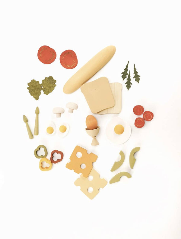 Wooden Breakfast Toy Set
