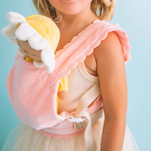Olli Ella Dinkum Doll Petal Trage Fuchsia | Zubehör für Puppen & Puppentheater | Beluga Kids