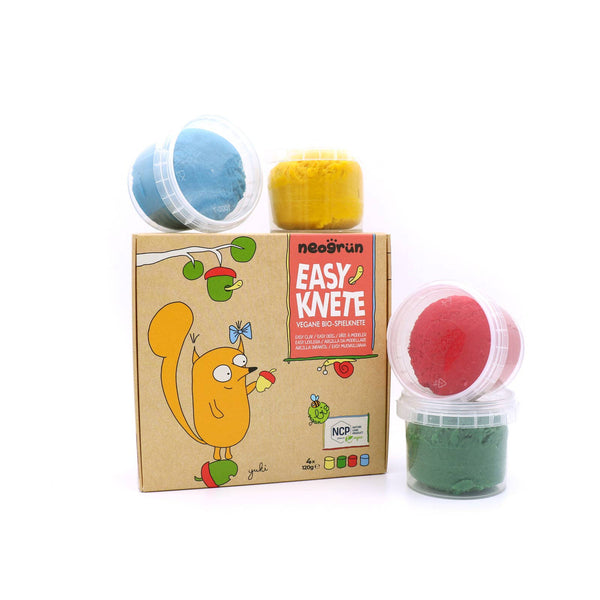 Set of 4 organic easy dough vegan "Yuki"