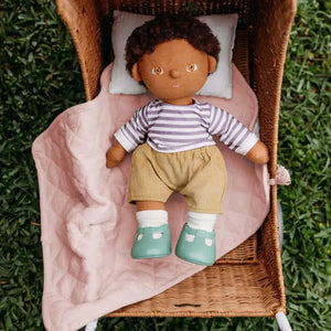 Olli Ella Strolley Zudecke Rose aus Baumwoll-Musselin