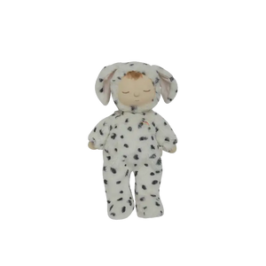 Cozy Dinkum Dog Domino im Detail – gesticktes Gesicht