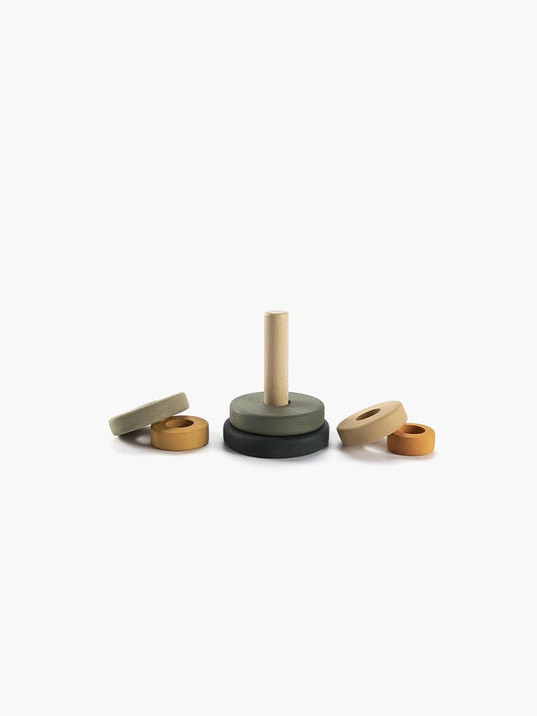 Mini wooden ring stacker jungle