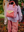 Children's backpack Envelope rosebay pink
