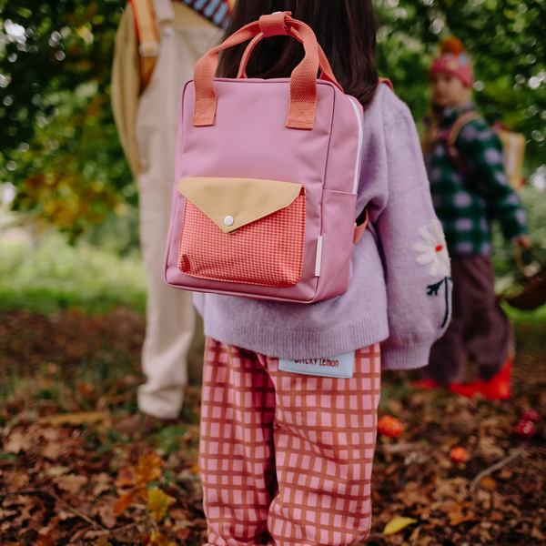 Children's backpack Envelope rosebay pink