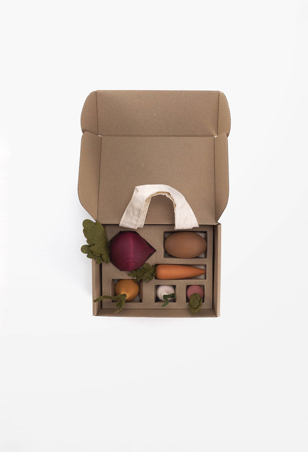 Wooden Vegetable Toy Set